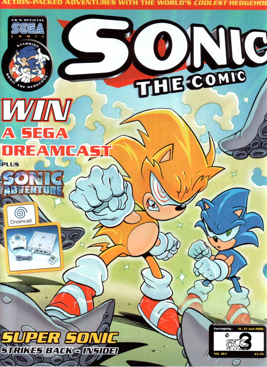 Sonic - The Comic Issue No. 183 Cover Page